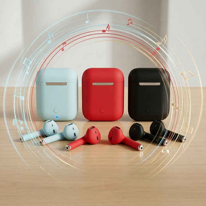Audífonos Bluetooth inPods 12 i12 TWS Moreka