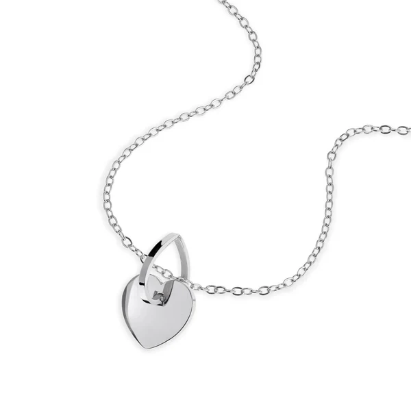 Collar de corazones entrelazados 50-55cm