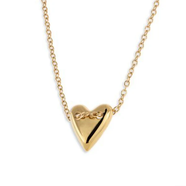 Collar de corazon liso 45-50cm
