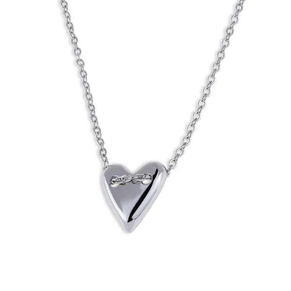 Collar de corazon liso 45-50cm