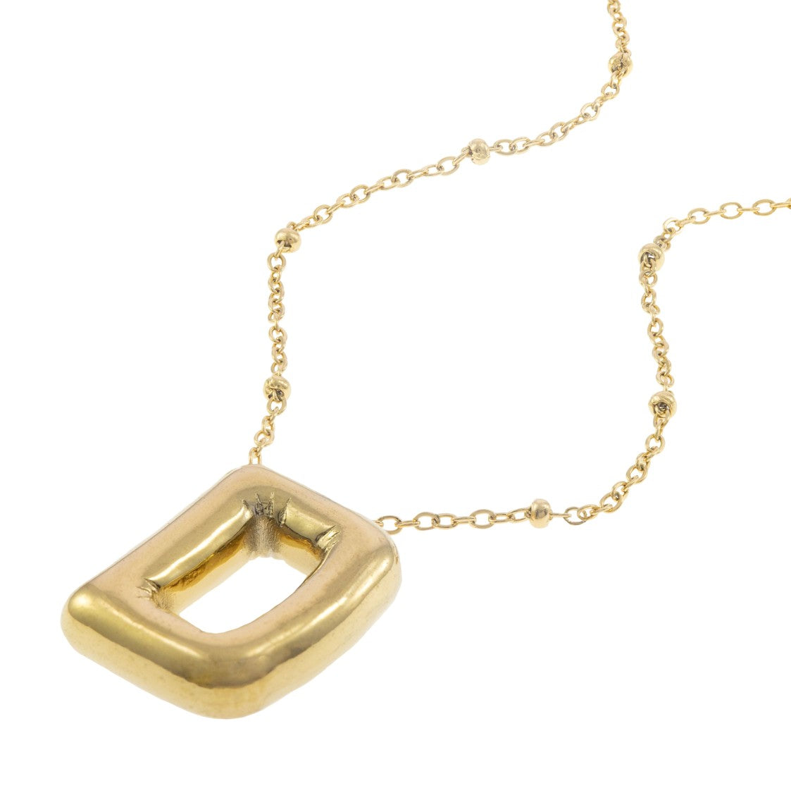 Collar con letra tipo globo 45cm