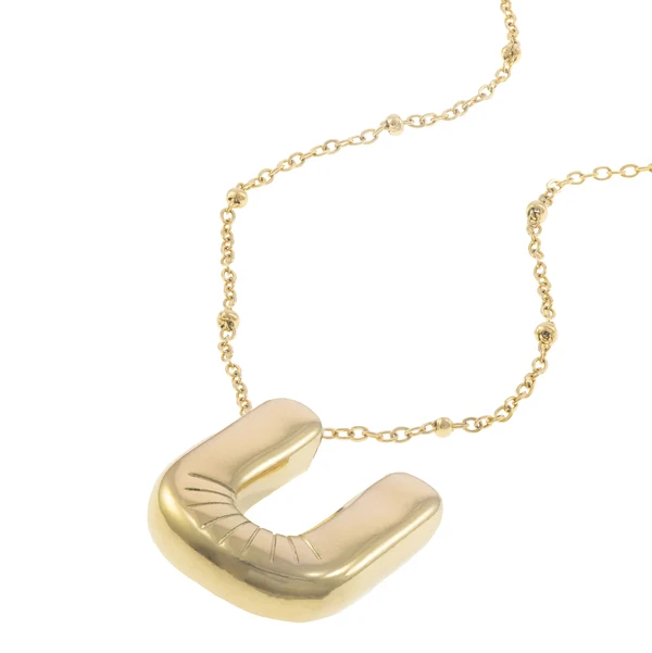 Collar con letra tipo globo 45cm