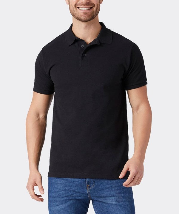 Playera Polo Manga Corta Pique de Caballero 100% Algodón | Optima