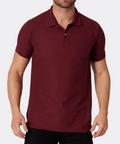 Playera Polo Manga Corta de Caballero Vino | Optima