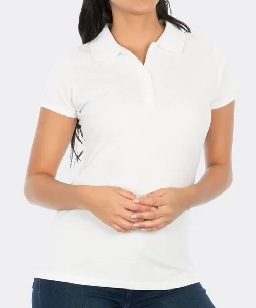 Playera Polo Manga Corta Pique de Dama