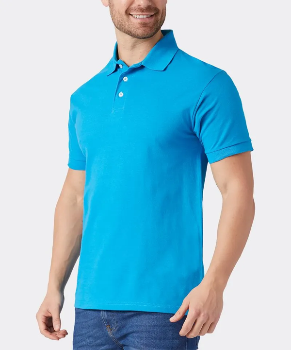 Playera Polo Manga Corta Pique de Caballero