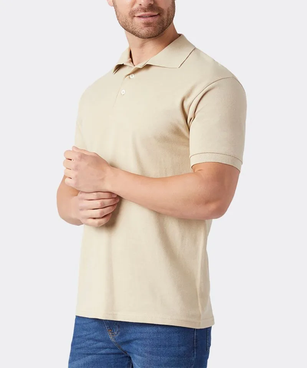 Playera Polo Manga Corta Pique de Caballero