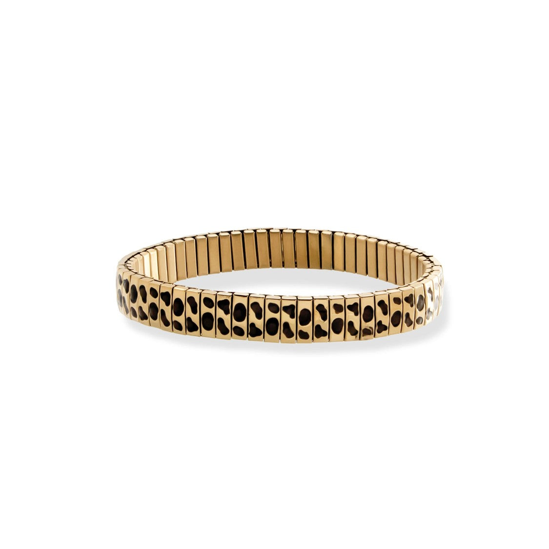Brazalete ajustable de extensible animal print 9mm