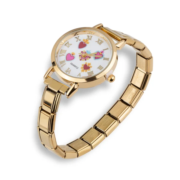 Reloj ajustable eslabon italiano redondo del Sagrado Corazon 29mm