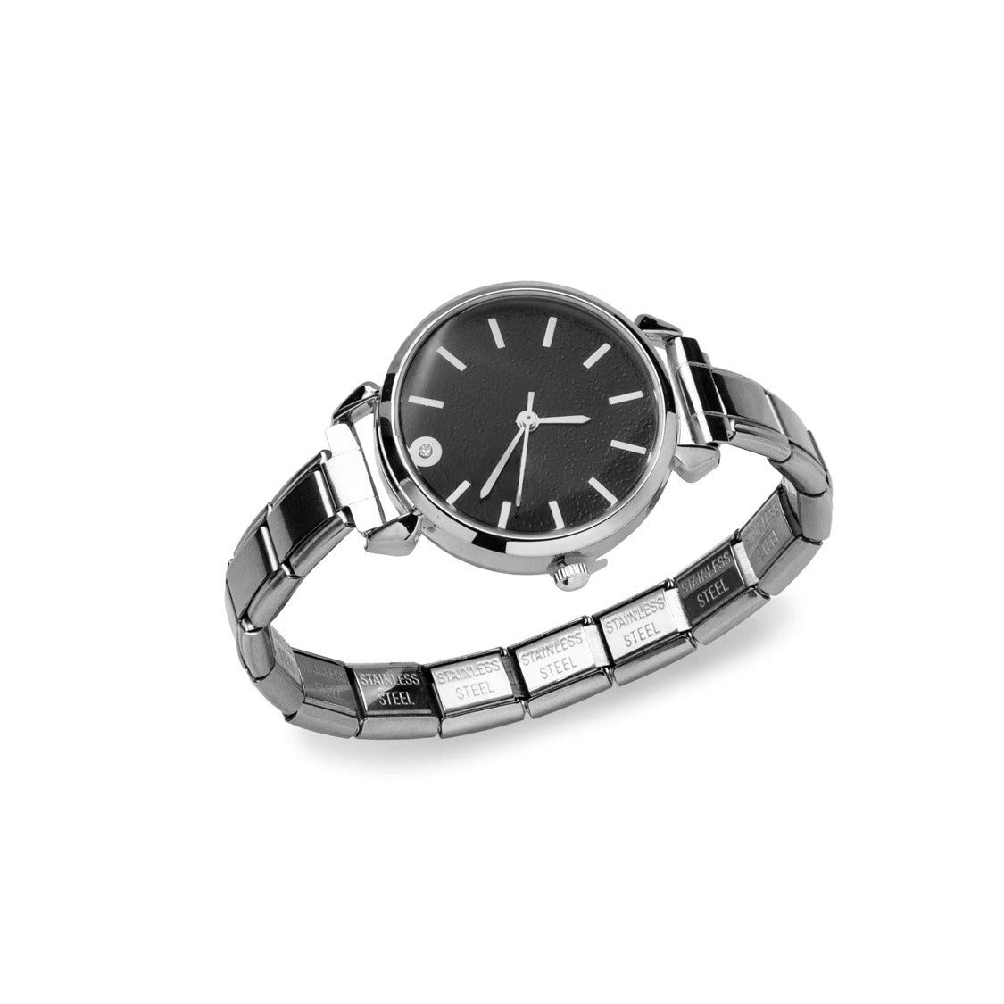 Reloj ajustable eslabon italiano caratula redonda 29mm